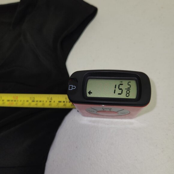 Chaps Black Twist Front Dress S/P Short Sleeve Pullover 3489 - Picture 6 of 9